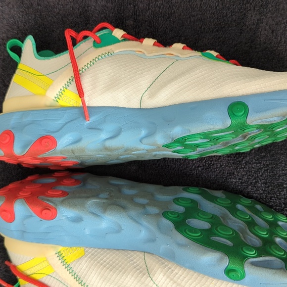 Nike React Element Sneakers Size 9.5 Pre Owned Men's - Picture 12 of 16